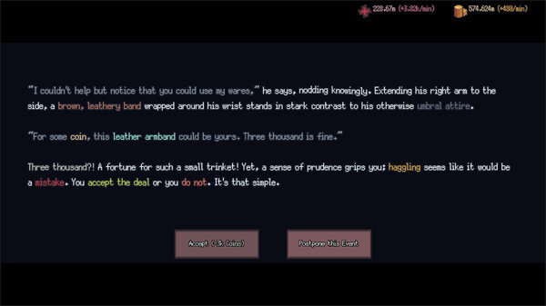 Игра Nomad Idle, скриншот