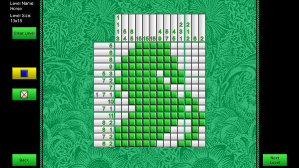 Игра Nonogram Animal Griddlers, скриншот