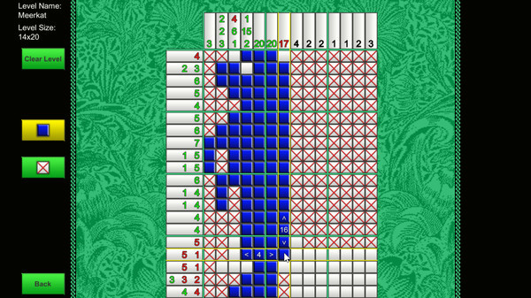 Игра Nonogram Animal Griddlers, скриншот