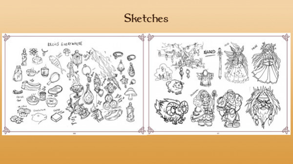Игра Nordic Ashes Digital Artbook, скриншот