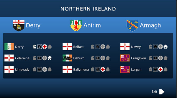 Игра Northern Ireland '74, скриншот
