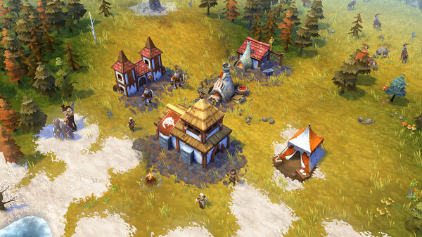 Игра Northgard: Гардарики, клан Гиппогрифа, скриншот