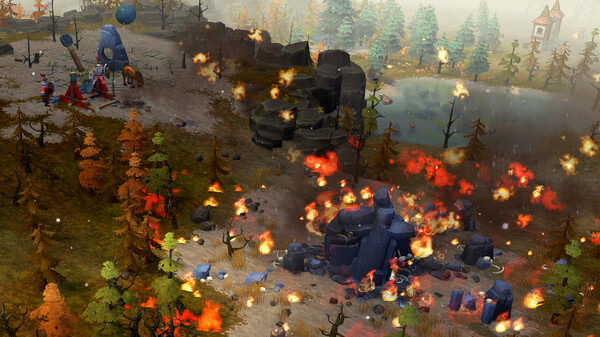 Игра Northgard: Гардарики, клан Гиппогрифа, скриншот