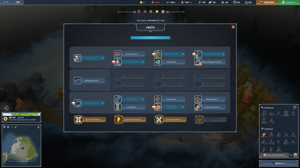 Игра Northgard: Гардарики, клан Гиппогрифа, скриншот