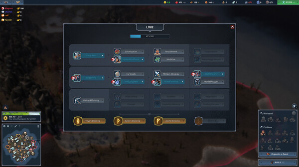 Игра Northgard - Garm, Clan of the Hounds, скриншот