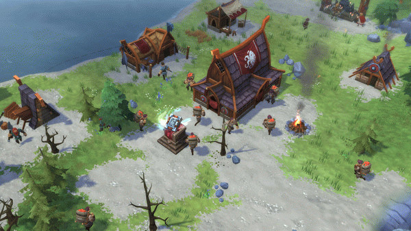 Игра Northgard - Lyngbakr, Clan of the Kraken, скриншот