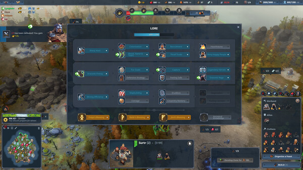 Игра Northgard - Nidhogg, Clan of the Dragon, скриншот