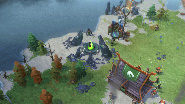 Игра Northgard - Nidhogg, Clan of the Dragon, скриншот