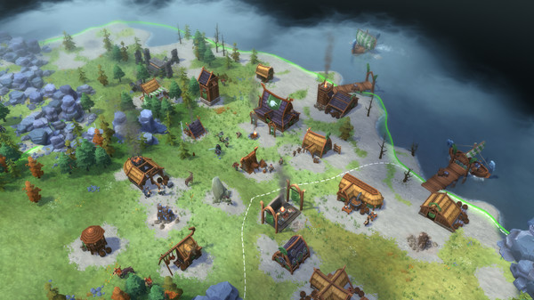 Игра Northgard, скриншот