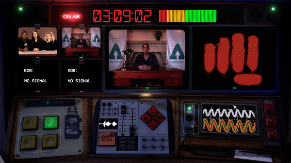 Игра Not For Broadcast, скриншот