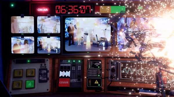 Игра Not For Broadcast: The Timeloop, скриншот
