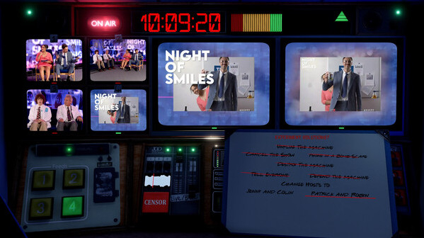 Игра Not For Broadcast: The Timeloop, скриншот