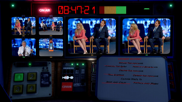 Игра Not For Broadcast: The Timeloop, скриншот