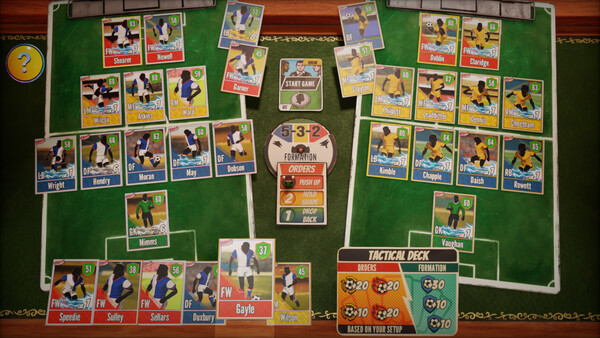 Игра NUTMEG! A Nostalgic Deckbuilding Football Manager, скриншот