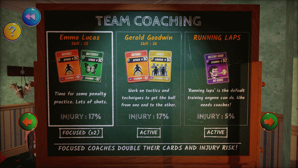 Игра NUTMEG! A Nostalgic Deckbuilding Football Manager, скриншот