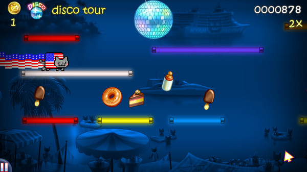 Игра Nyan Cat: Lost In Space, скриншот