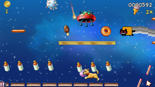 Игра Nyan Cat: Lost In Space, скриншот