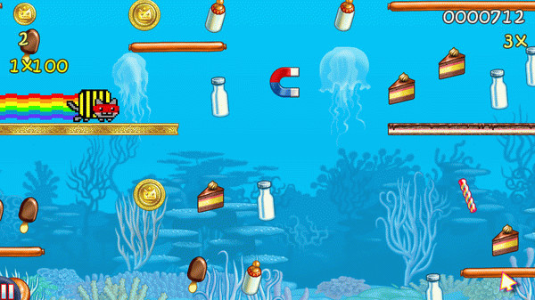 Игра Nyan Cat: Lost In Space, скриншот