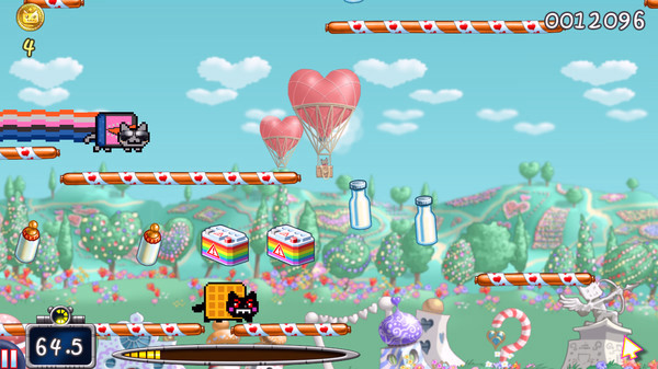 Игра Nyan Cat: Lost In Space, скриншот