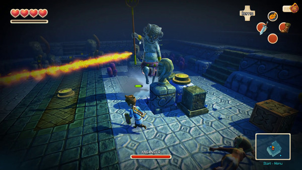 Игра Oceanhorn: Monster of Uncharted Seas, скриншот