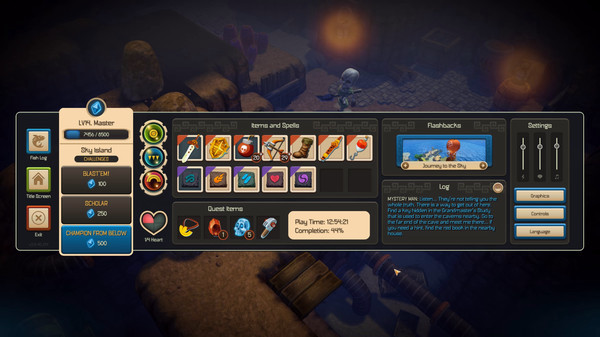 Игра Oceanhorn: Monster of Uncharted Seas, скриншот