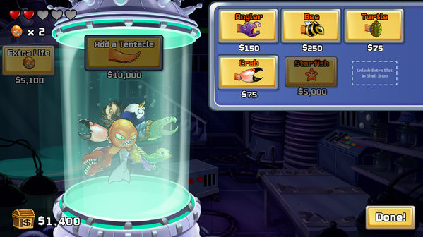 Игра Octogeddon, скриншот