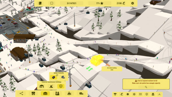 Игра Octohill Ski Tycoon, скриншот