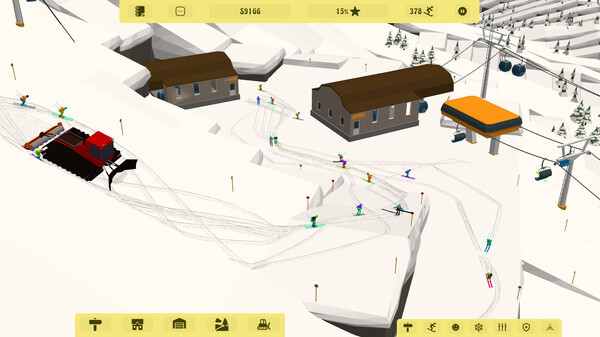 Игра Octohill Ski Tycoon, скриншот