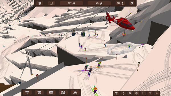 Игра Octohill Ski Tycoon, скриншот
