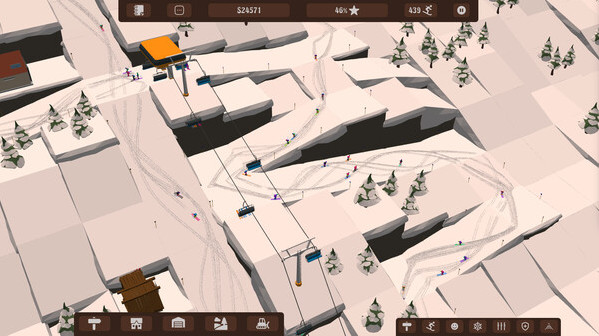 Игра Octohill Ski Tycoon, скриншот