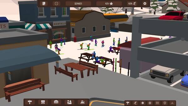 Игра Octohill Ski Tycoon, скриншот
