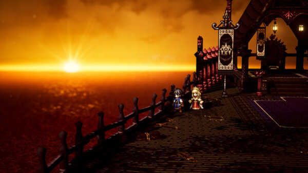 Игра OCTOPATH TRAVELER 0, скриншот
