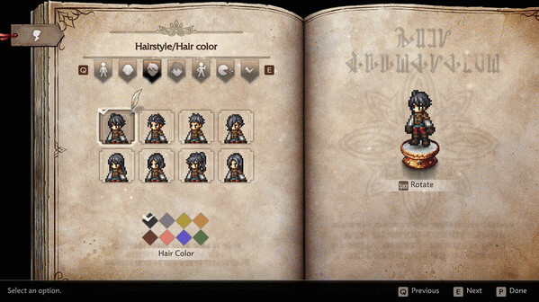 Игра OCTOPATH TRAVELER 0, скриншот