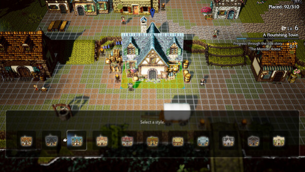 Игра OCTOPATH TRAVELER 0, скриншот