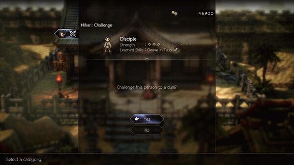 Игра OCTOPATH TRAVELER II, скриншот