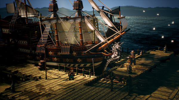 Игра OCTOPATH TRAVELER II, скриншот