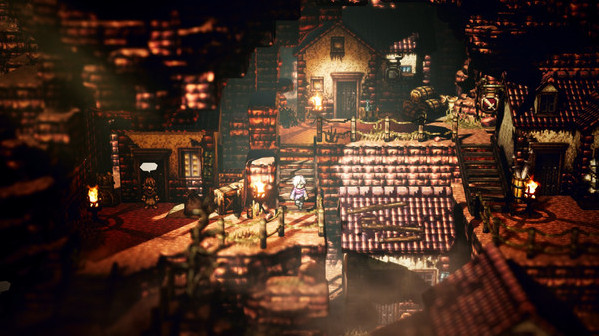 Игра OCTOPATH TRAVELER, скриншот