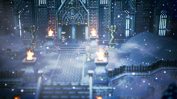 Игра OCTOPATH TRAVELER, скриншот