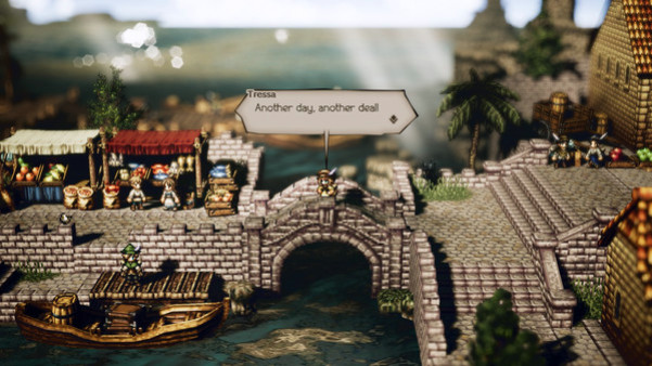 Игра OCTOPATH TRAVELER, скриншот