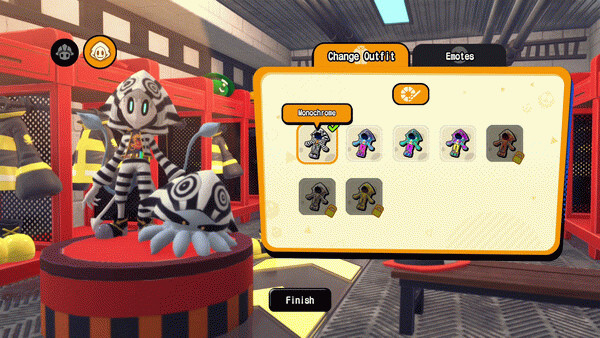 Игра OCTOPinbs - ARTIST COSTUME, скриншот