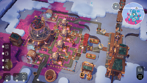 Игра Oddsparks: An Automation Adventure, скриншот
