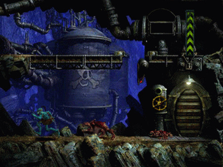Игра Oddworld: Abe's Exoddus, скриншот