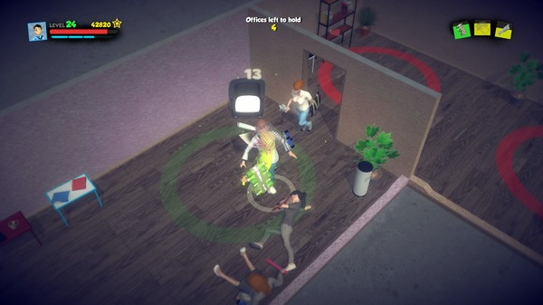 Игра Office Battle, скриншот