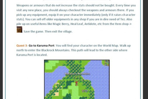 Игра Official Guide - Vagrant Hearts, скриншот