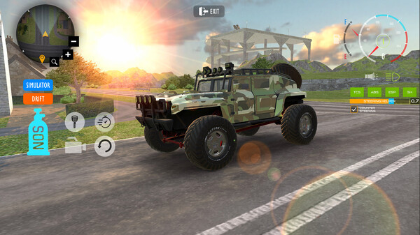 Игра Offroad Jeep 4x4: Car Driving Simulator, скриншот
