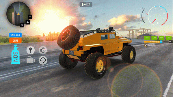 Игра Offroad Jeep 4x4: Car Driving Simulator, скриншот
