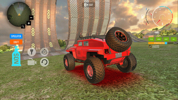 Игра Offroad Jeep 4x4: Car Driving Simulator, скриншот