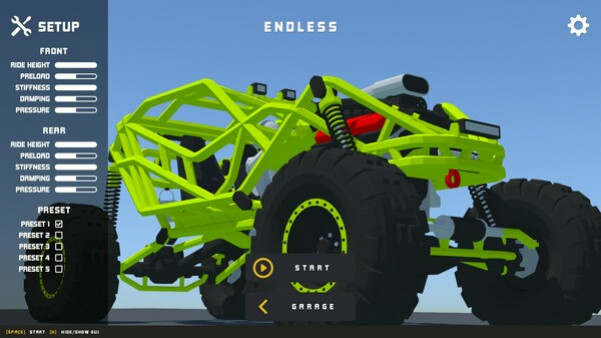Игра Offroad Mania, скриншот