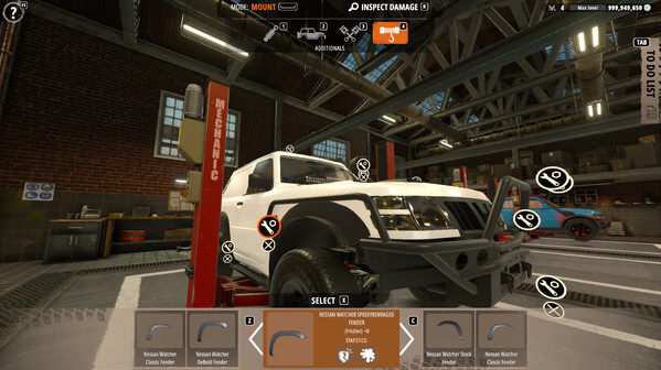 Игра Offroad Mechanic Simulator, скриншот