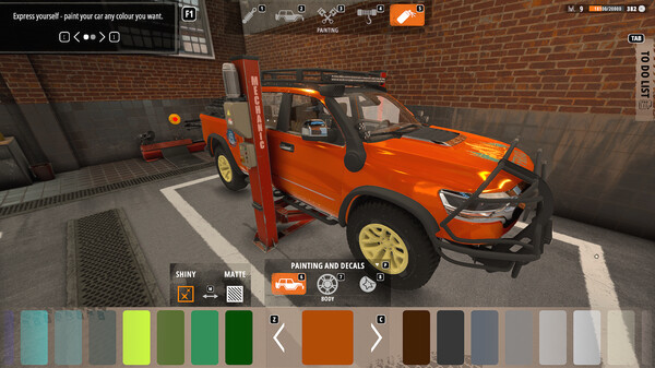 Игра Offroad Mechanic Simulator, скриншот